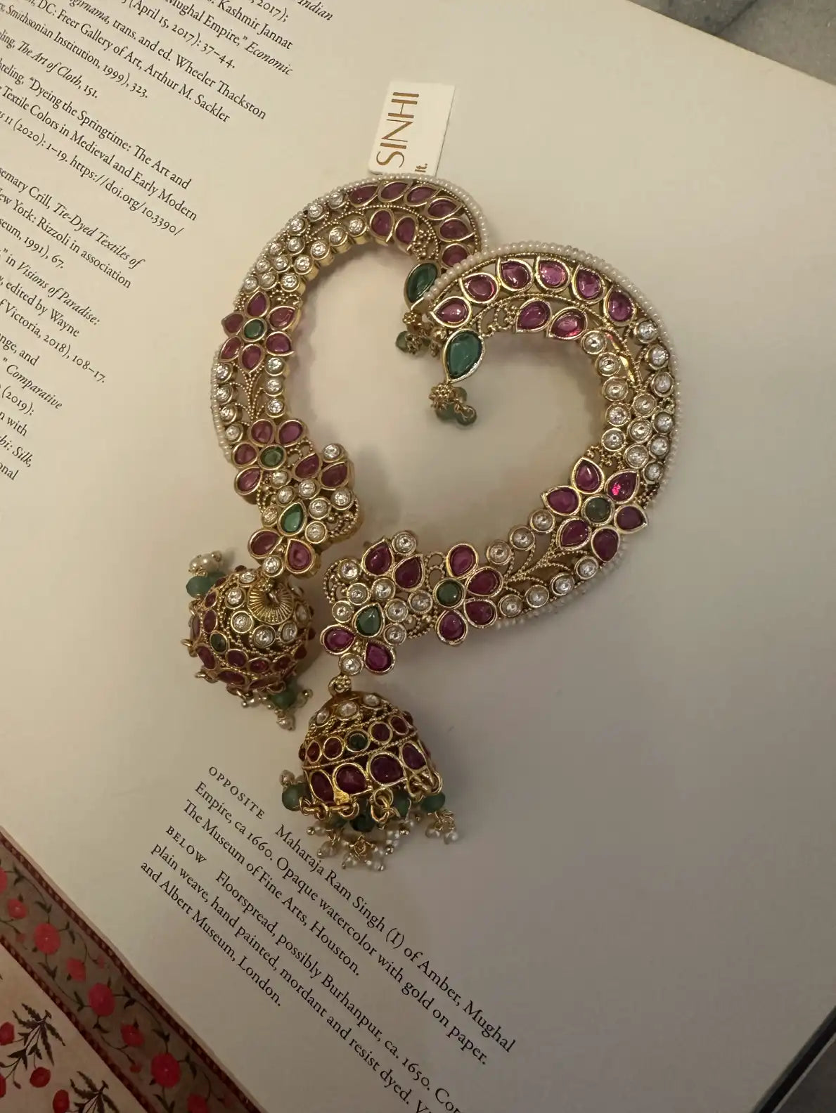 Kashibai Earcuff Jhumkas